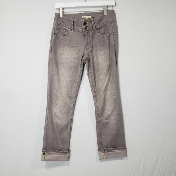 CAbi Gray Lou Lou Style 332 Skinny Jeans Size 2 - Picture 2 of 14